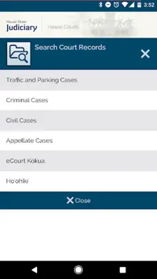 Hawaii Courts android App screenshot 1